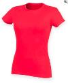 ST121 SK121 Women's stretch t-shirt Bright Red colour image